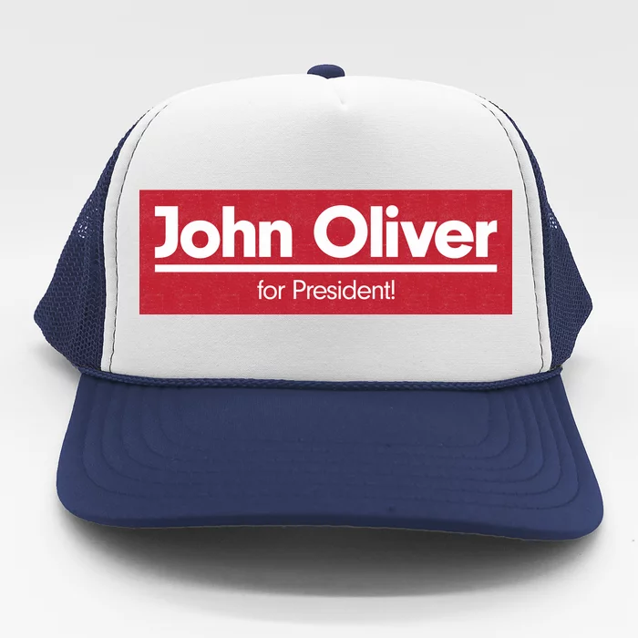 John Oliver For President Trucker Hat