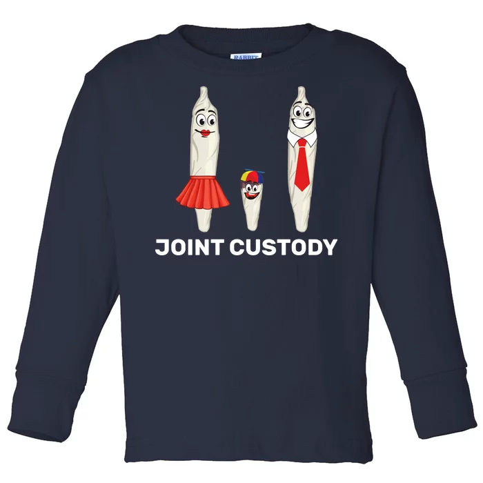 Joint Custody Toddler Long Sleeve Shirt