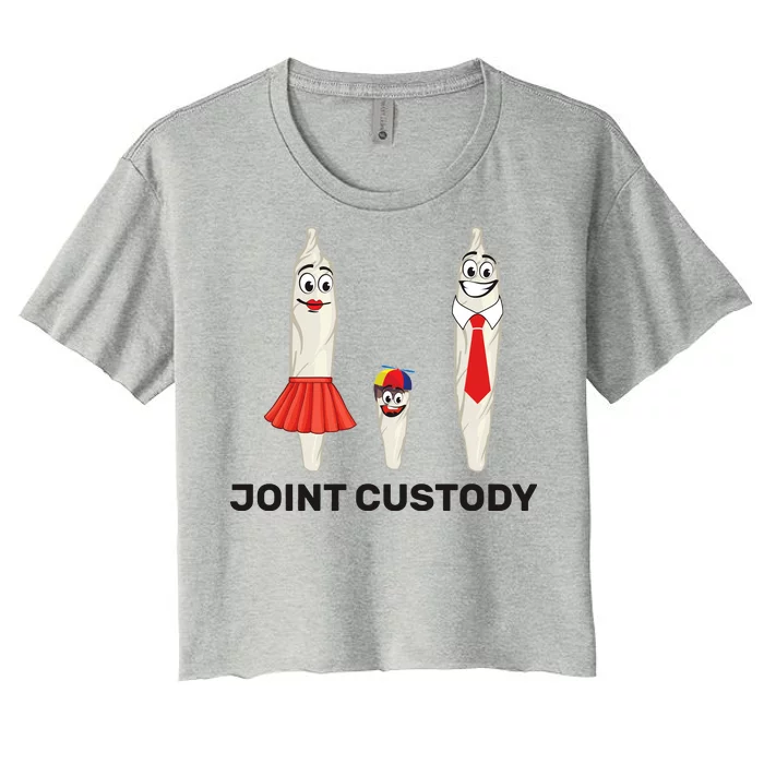 Joint Custody Women's Crop Top Tee