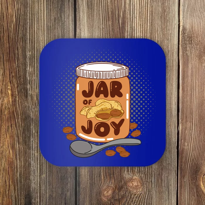 Jar Of Joy Design For Peanut Butter Lovers Gift Coaster