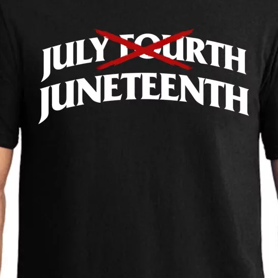 Juneteenth Over July 4th Novelty Juneteenth Gift Pajama Set