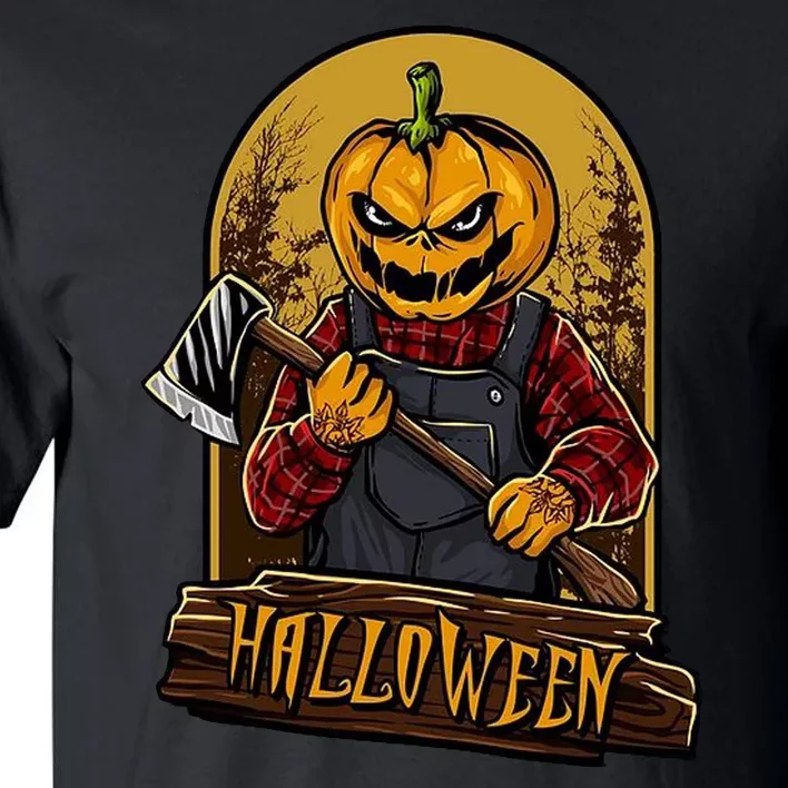 Jack O Lantern Reaper Pumpkin Tall T-Shirt