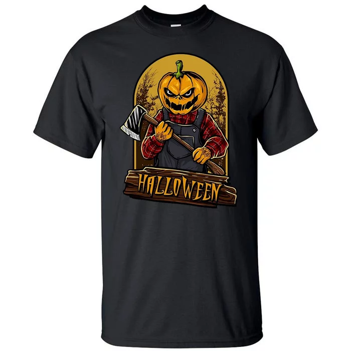 Jack O Lantern Reaper Pumpkin Tall T-Shirt