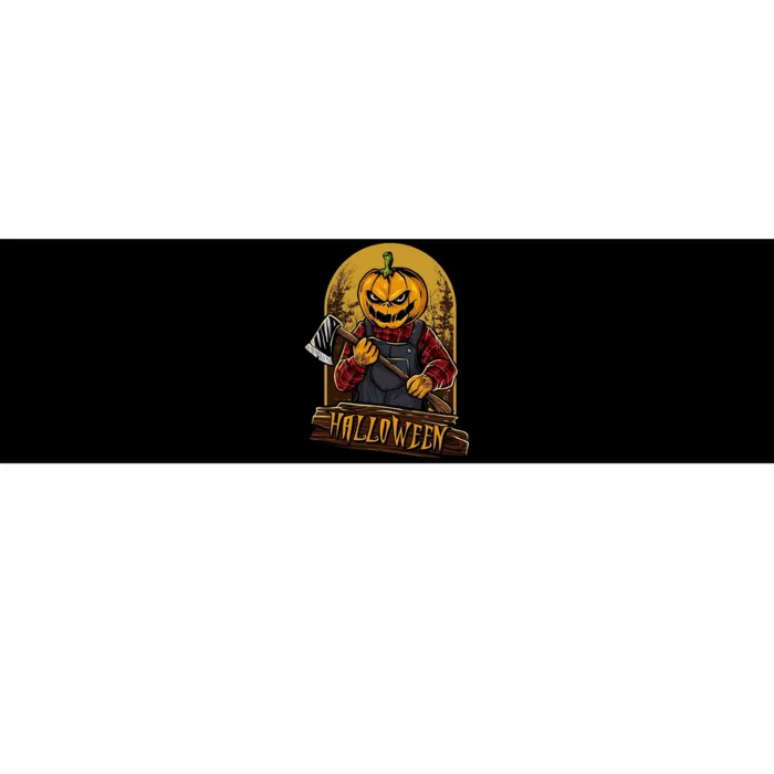 Jack O Lantern Reaper Pumpkin Bumper Sticker