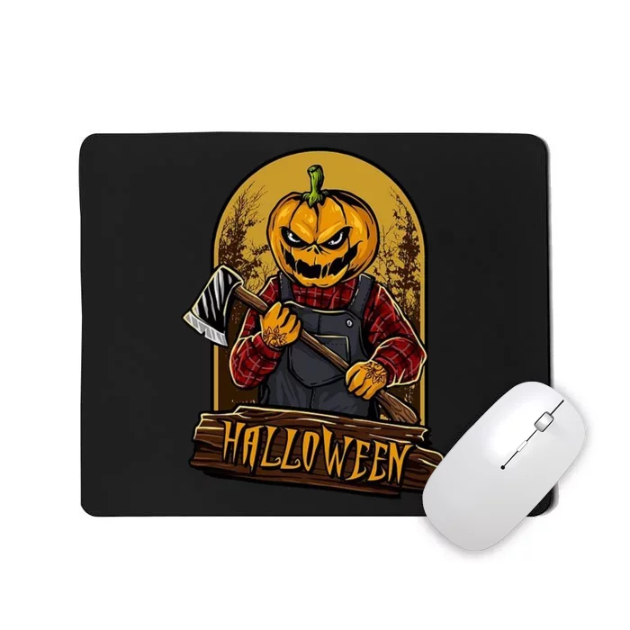 Jack O Lantern Reaper Pumpkin Mousepad