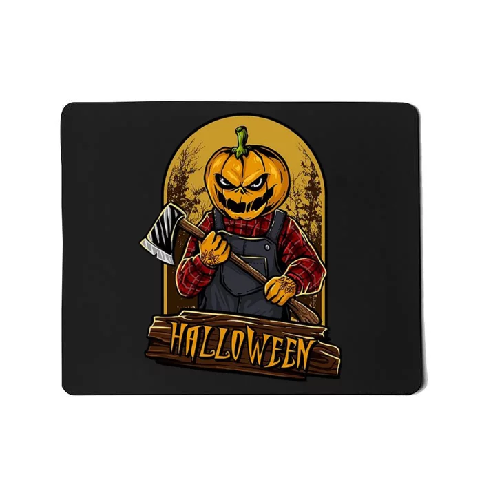 Jack O Lantern Reaper Pumpkin Mousepad