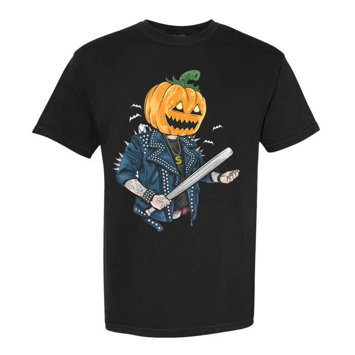 Jack O Lantern Gangster Gang Garment-Dyed Heavyweight T-Shirt