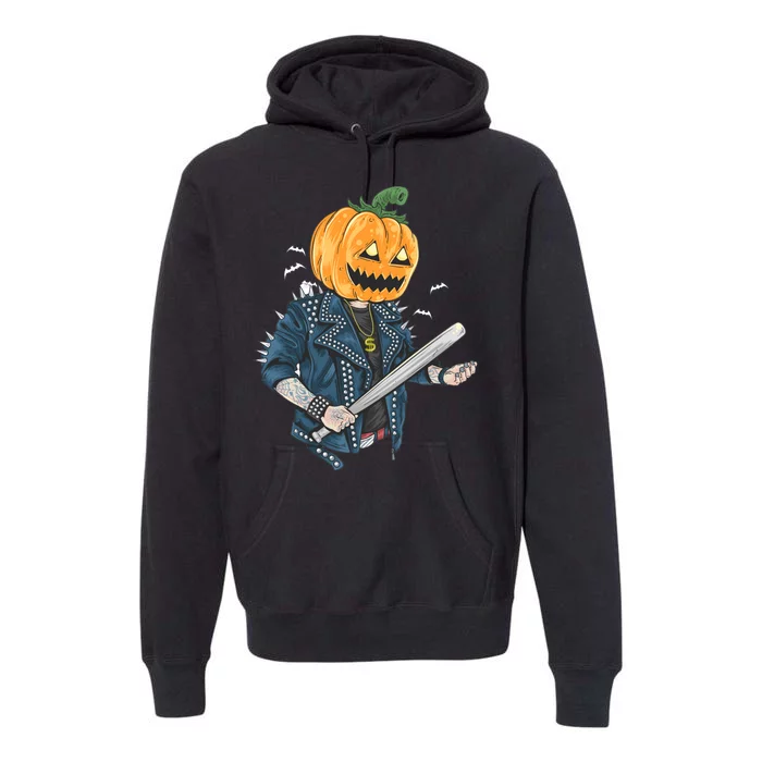 Jack O Lantern Gangster Gang Premium Hoodie