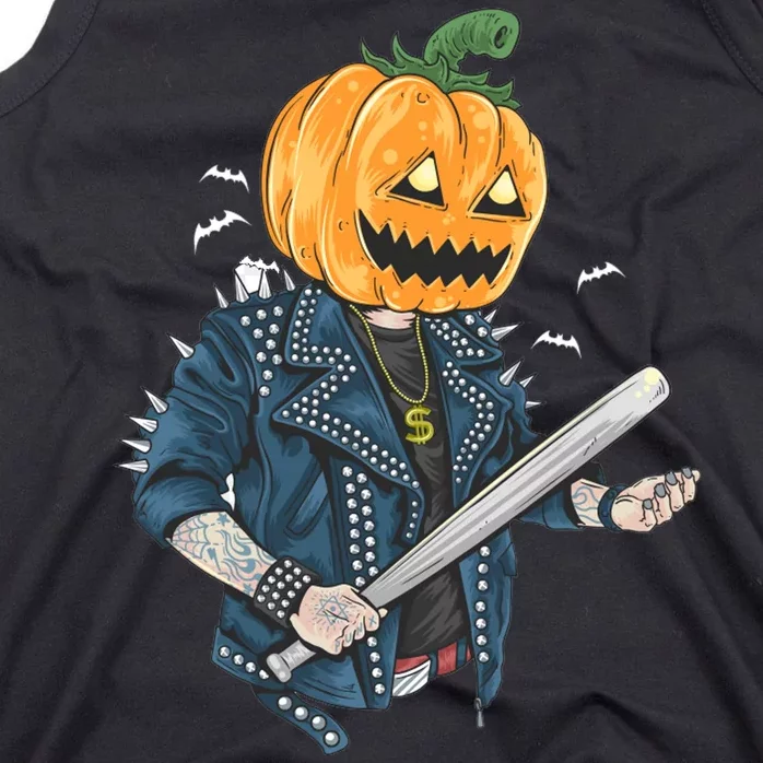 Jack O Lantern Gangster Gang Tank Top