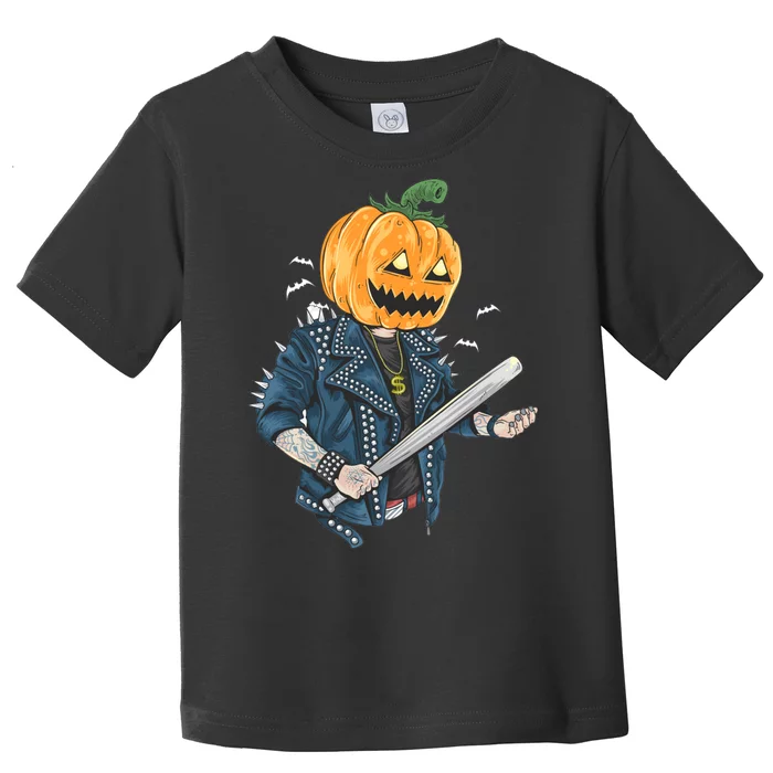 Jack O Lantern Gangster Gang Toddler T-Shirt