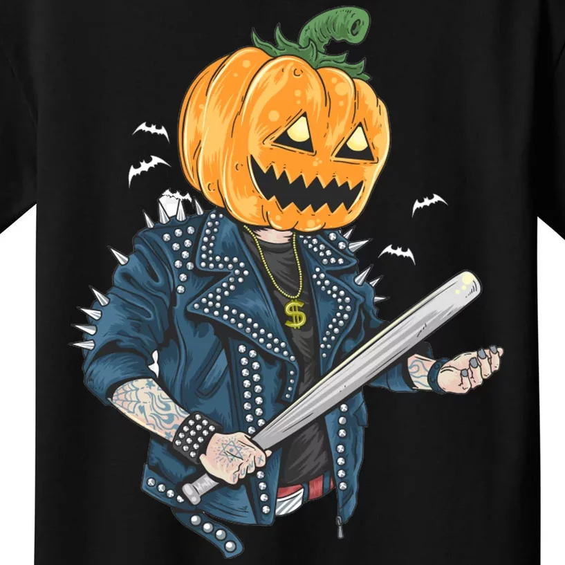 Jack O Lantern Gangster Gang Kids T-Shirt