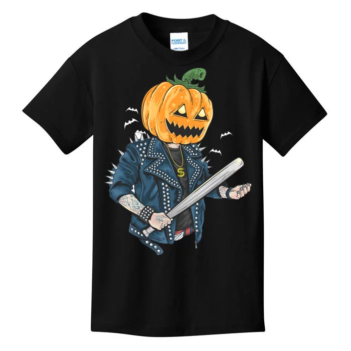 Jack O Lantern Gangster Gang Kids T-Shirt