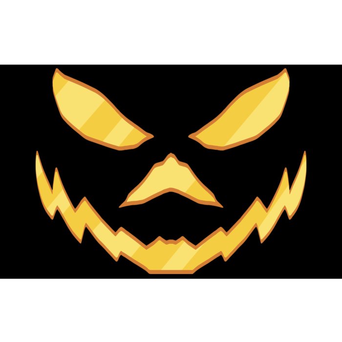 Jack O Lantern Face Halloween Spooky Bumper Sticker