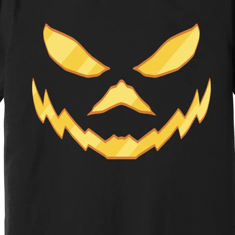 Jack O Lantern Face Halloween Spooky Premium T-Shirt