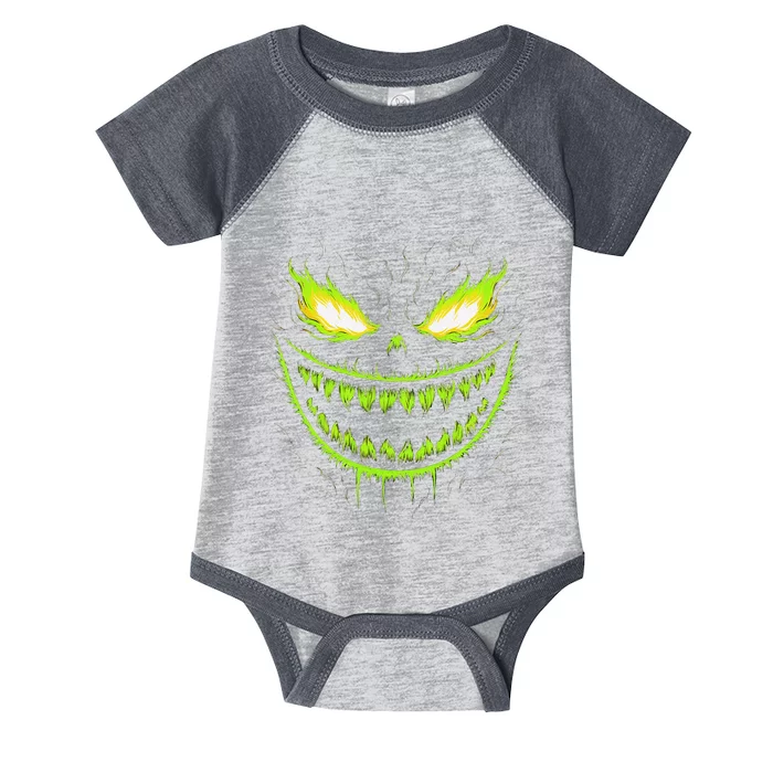 Jack O Lantern Scary Pumpkin Halloween Gift Infant Baby Jersey Bodysuit