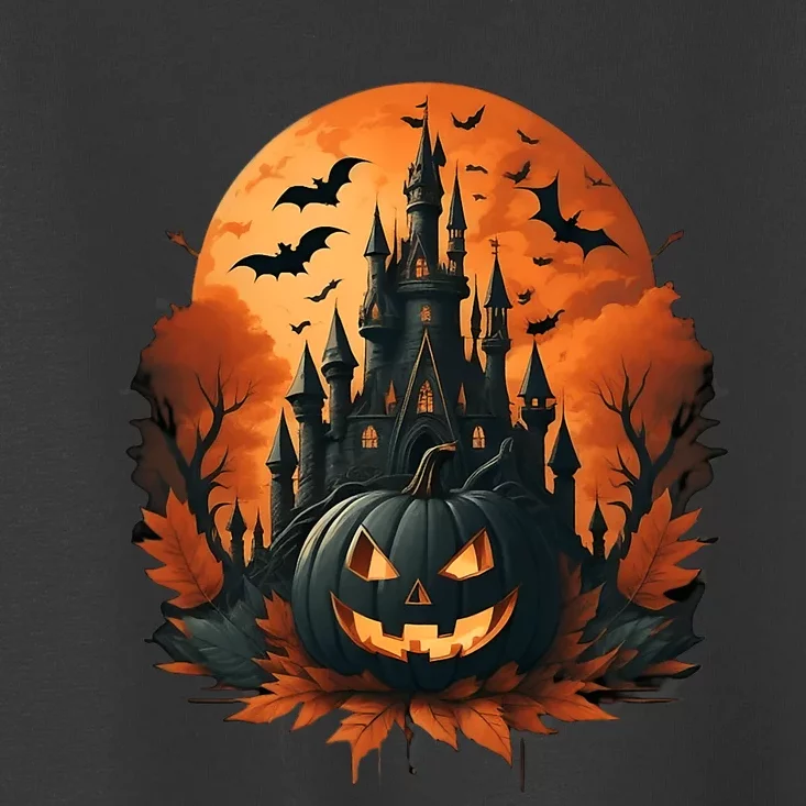 Jack O Lantern Face | Halloween Pumpkin | Spooky Toddler T-Shirt