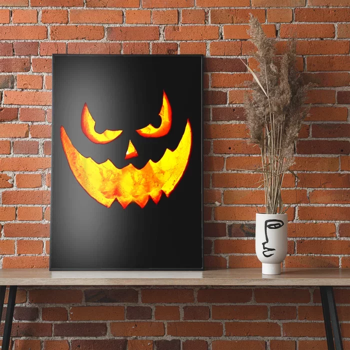 Jack O Lantern Scary Pumpkin Halloween Costume Poster