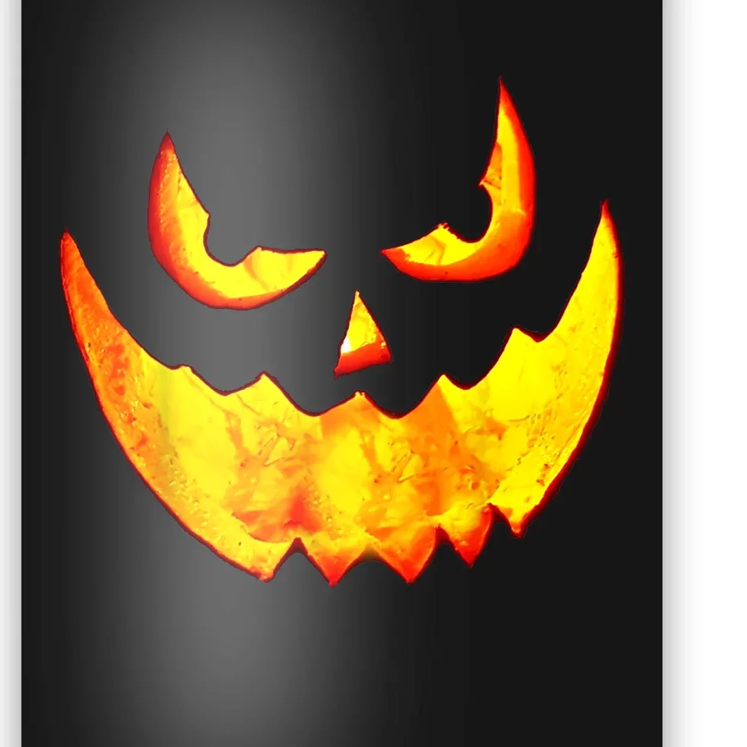 Jack O Lantern Scary Pumpkin Halloween Costume Poster