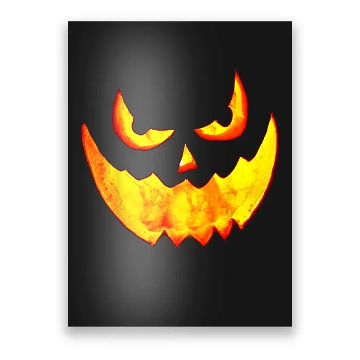 Jack O Lantern Scary Pumpkin Halloween Costume Poster