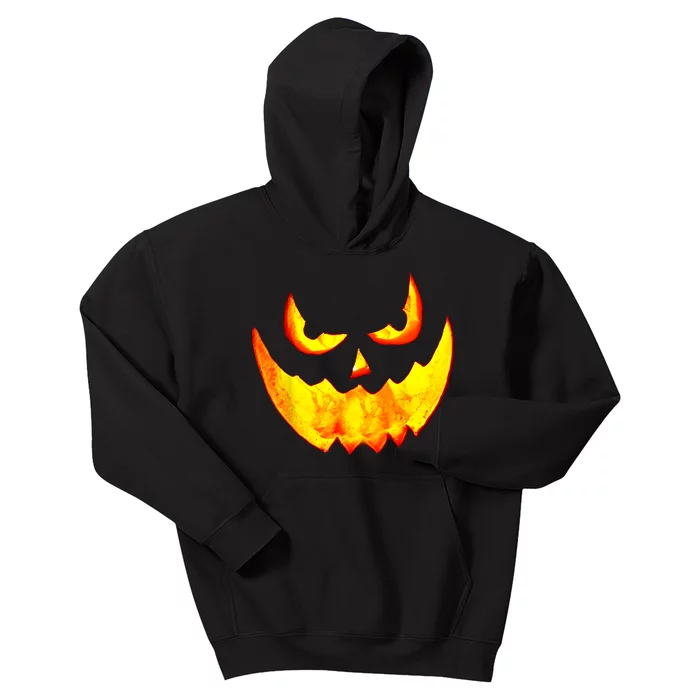 Jack O Lantern Scary Pumpkin Halloween Costume Kids Hoodie