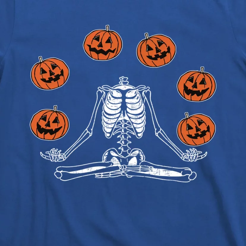 Jack O Lantern Stay Spooky Skeleton Yoga Namaste Halloween Great Gift T-Shirt