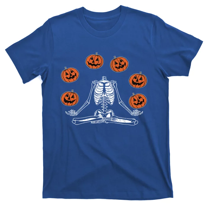 Jack O Lantern Stay Spooky Skeleton Yoga Namaste Halloween Great Gift T-Shirt