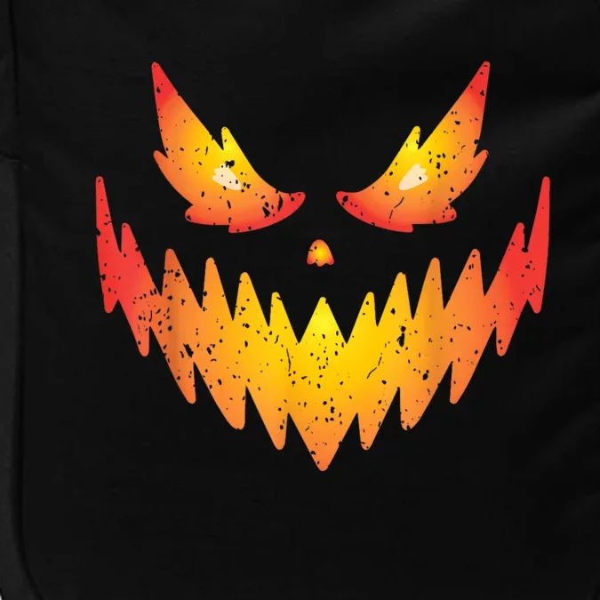 Jack O Lantern Scary Carved Pumpkin Face Halloween Costume Impact Tech Backpack