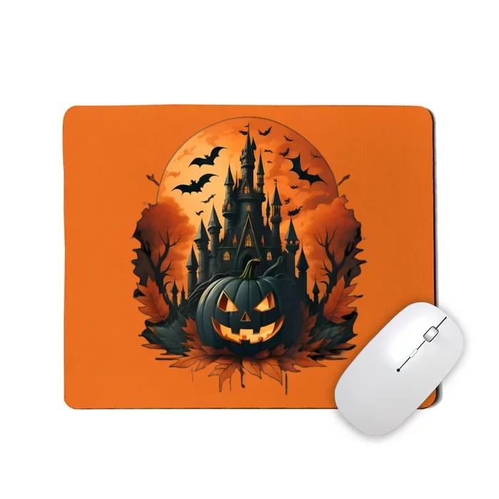 Jack O Lantern Face | Halloween Pumpkin | Spooky Mousepad