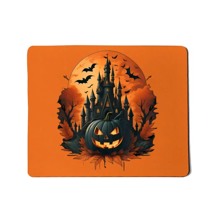 Jack O Lantern Face | Halloween Pumpkin | Spooky Mousepad