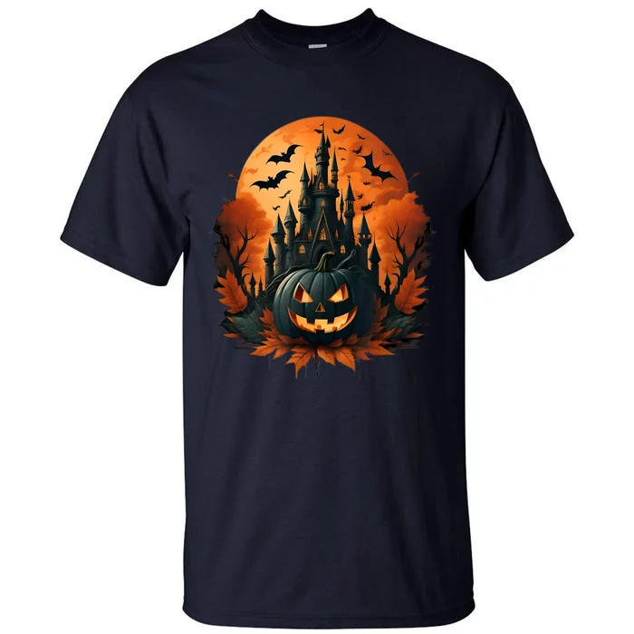 Jack O Lantern Face | Halloween Pumpkin | Spooky Tall T-Shirt