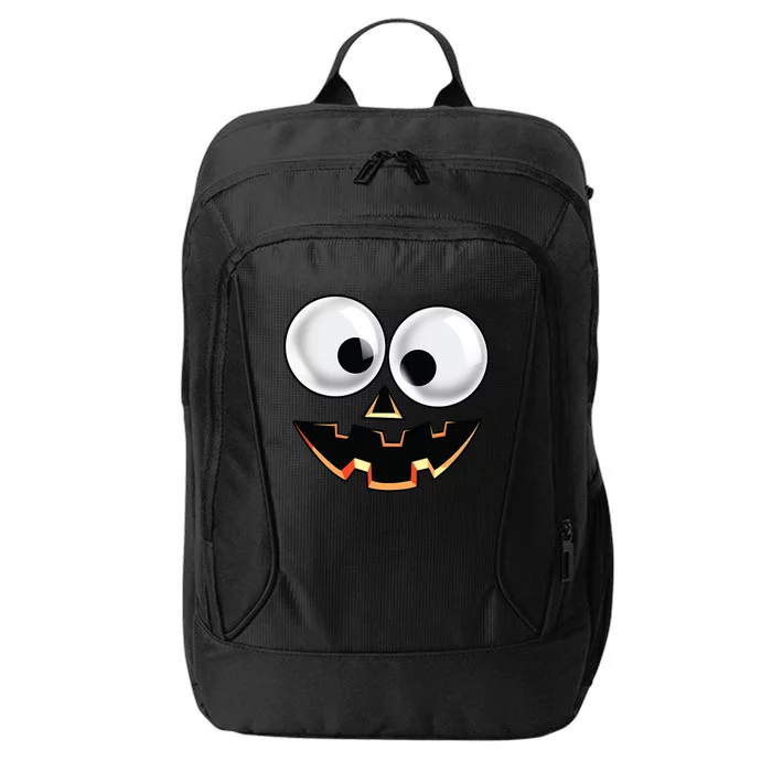 Jack O Lantern Pumpkin Face Halloween Costume City Backpack