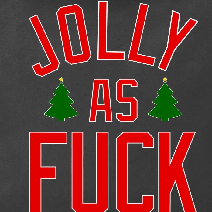 Jolly AF Funny Christmas Zip Tote Bag