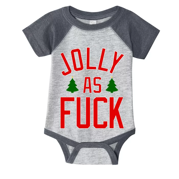 Jolly AF Funny Christmas Infant Baby Jersey Bodysuit