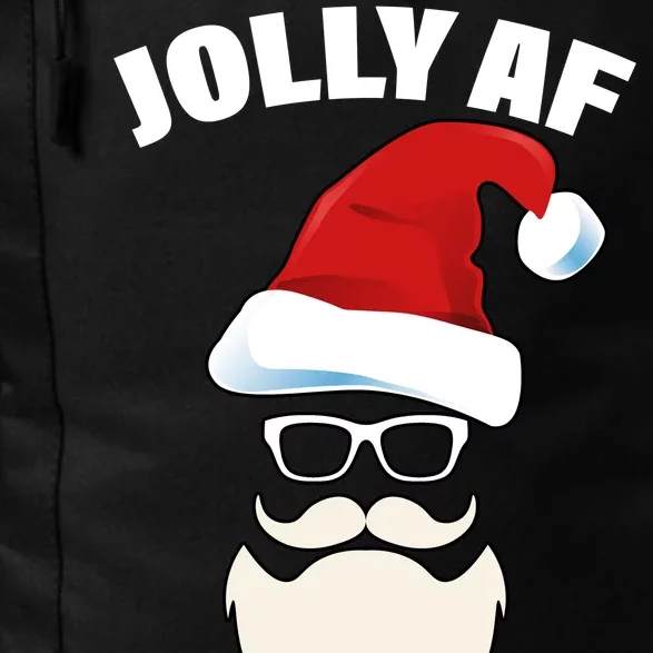 Jolly Af Hipster Santa Daily Commute Backpack