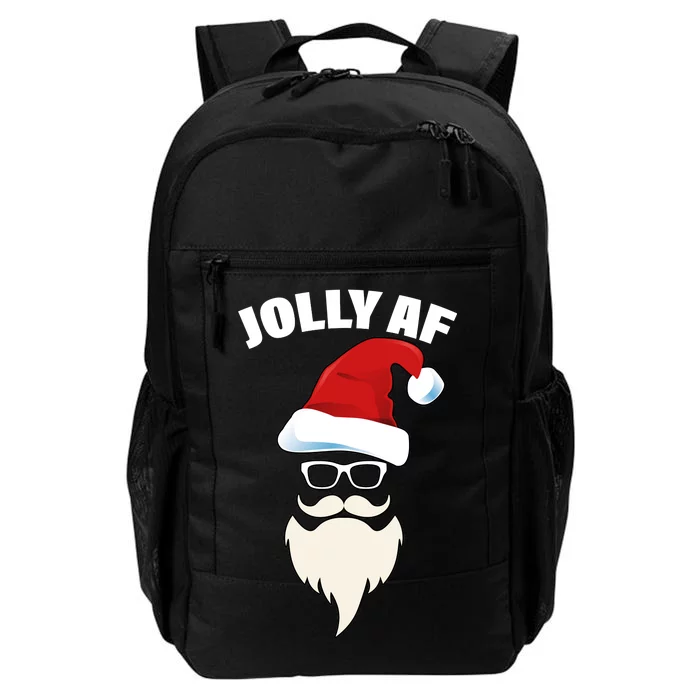 Jolly Af Hipster Santa Daily Commute Backpack