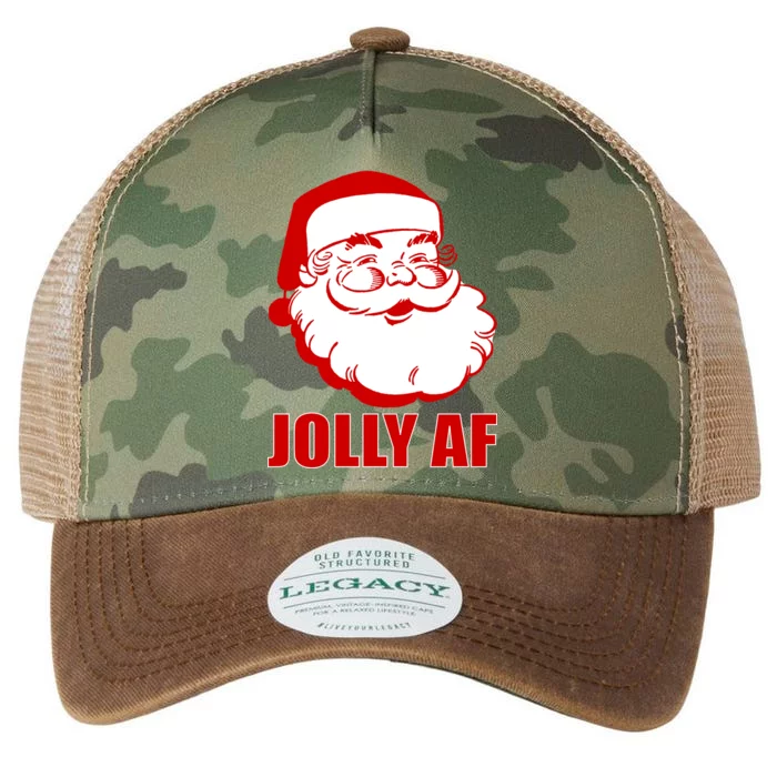 Jolly AF Santa Christmas Legacy Tie Dye Trucker Hat