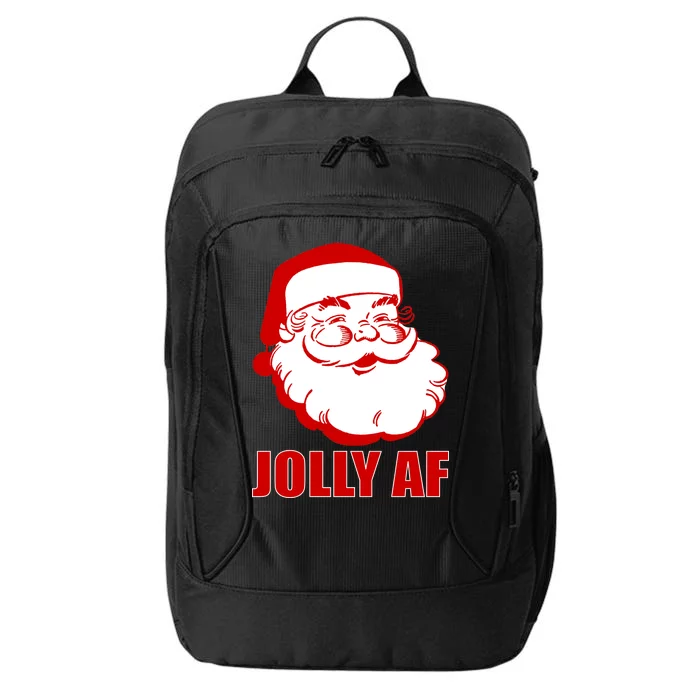 Jolly AF Santa Christmas City Backpack