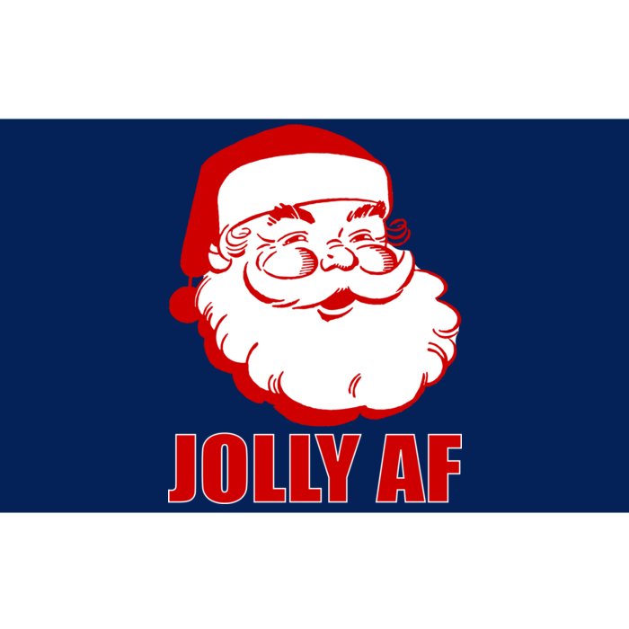 Jolly AF Santa Christmas Bumper Sticker