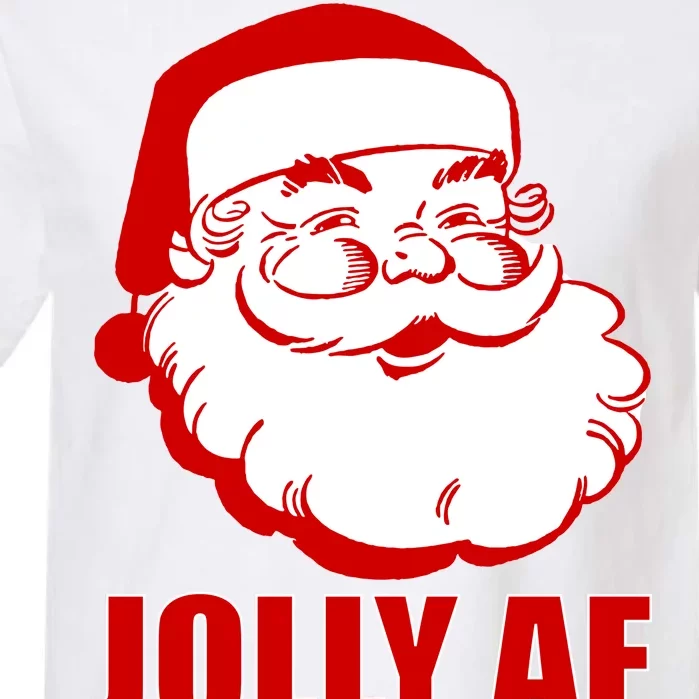 Jolly AF Santa Christmas Garment-Dyed Heavyweight T-Shirt