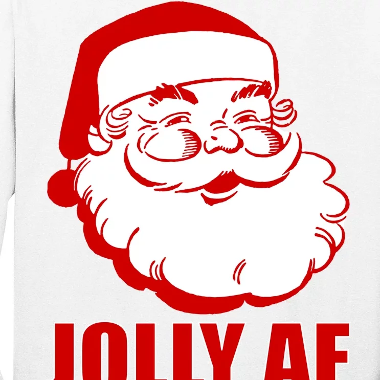 Jolly AF Santa Christmas Long Sleeve Shirt