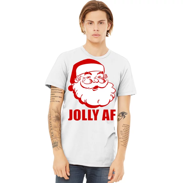 Jolly AF Santa Christmas Premium T-Shirt