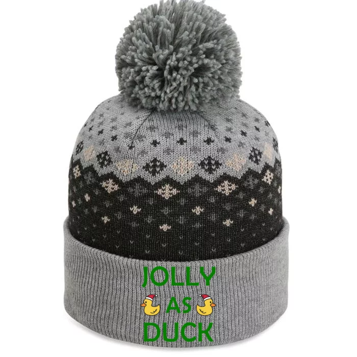 Jolly As Duck The Baniff Cuffed Pom Beanie