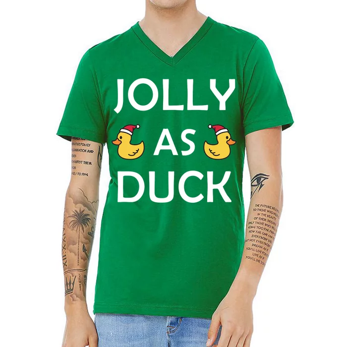 Jolly As Duck V-Neck T-Shirt