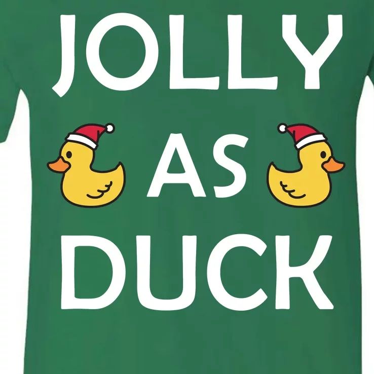 Jolly As Duck V-Neck T-Shirt