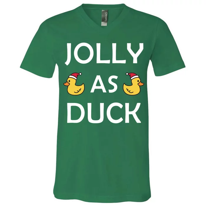 Jolly As Duck V-Neck T-Shirt