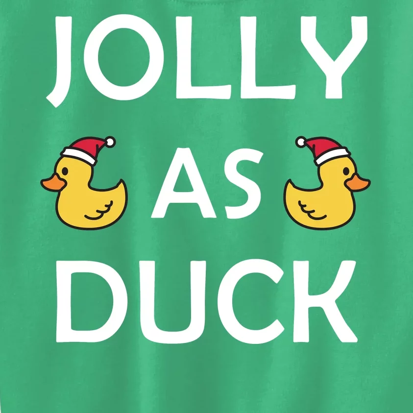 Jolly As Duck Kids Sweatshirt