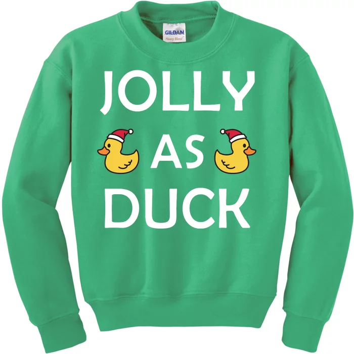 Jolly As Duck Kids Sweatshirt