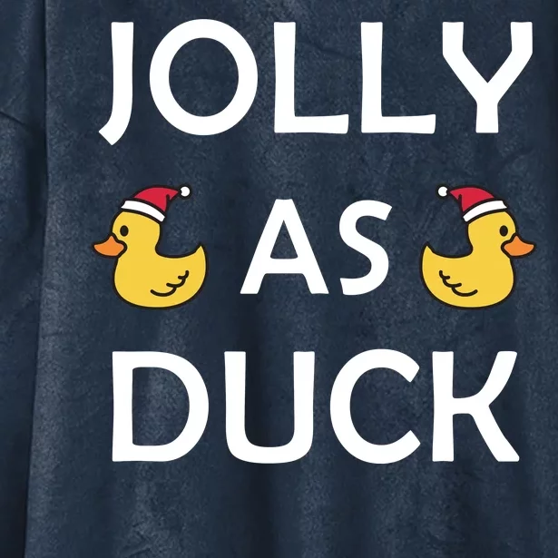 Jolly As Duck Hooded Wearable Blanket