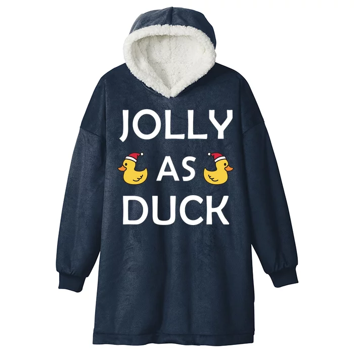 Jolly As Duck Hooded Wearable Blanket