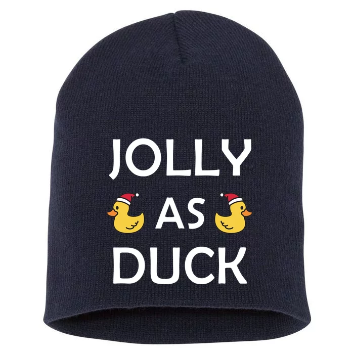 Jolly As Duck Short Acrylic Beanie